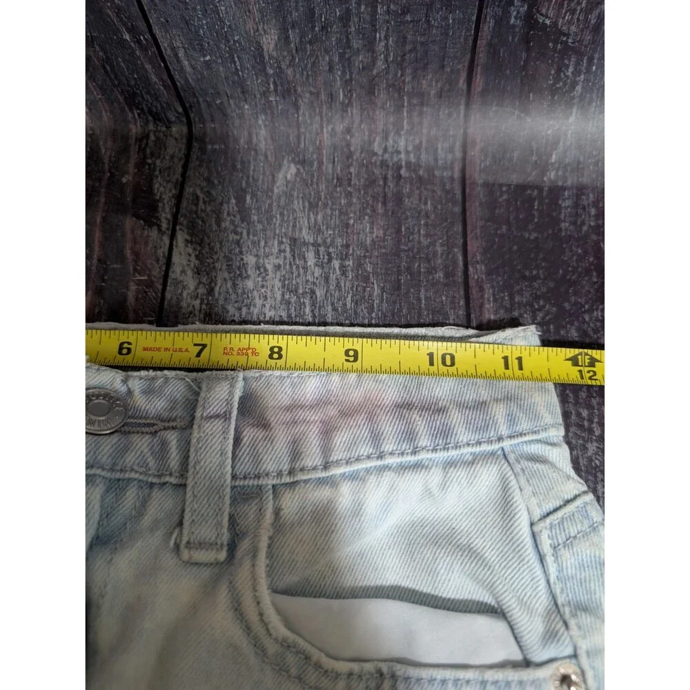 Justice x Ring Pop x Bazooka Girl's Denim Tie Dye Skirt - Size 7 - Shorts